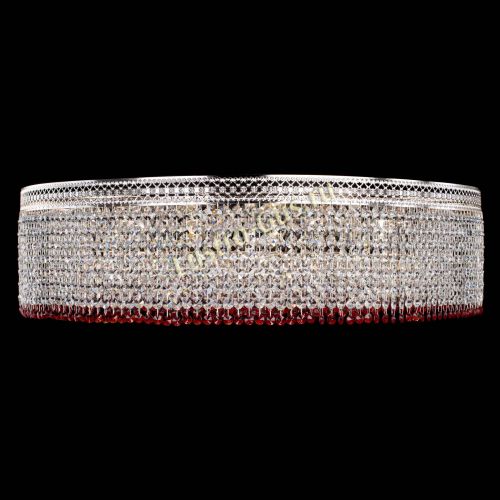 Люстра Венеция Капель №10 оптикон красная в Новокузнецке Гусь Хрустальный