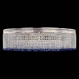 Люстра Венеция Капель №10 оптикон синяя в Новокузнецке