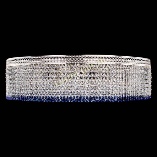 Люстра Венеция Капель №10 оптикон синяя в Новокузнецке Гусь Хрустальный