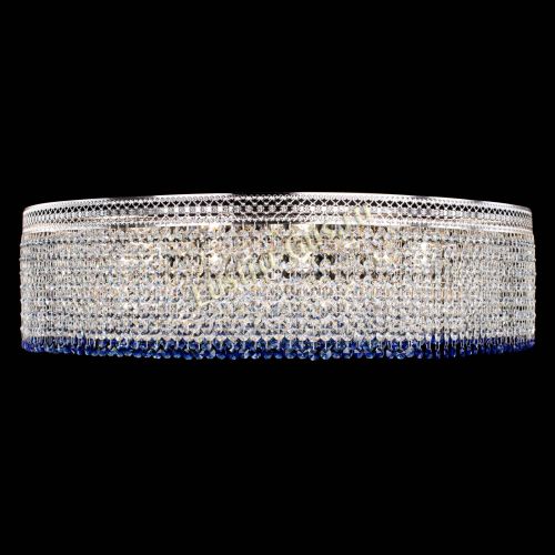 Люстра Венеция Капель №10 оптикон синяя в Новокузнецке Гусь Хрустальный