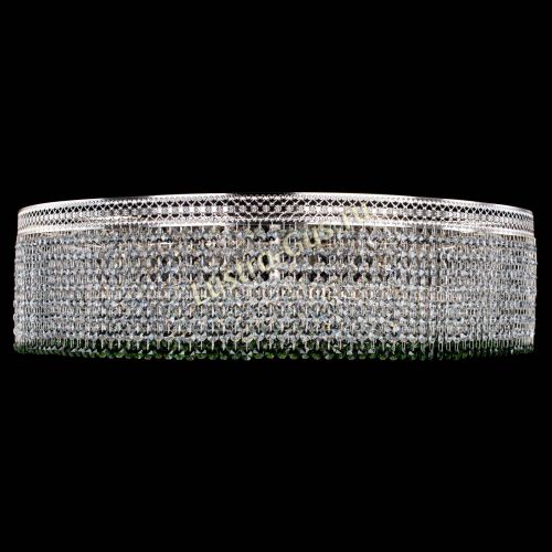 Люстра Венеция Капель №10 оптикон зеленая в Новокузнецке Гусь Хрустальный