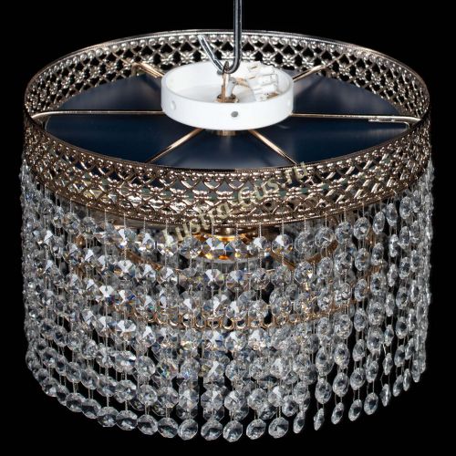 Люстра Венеция Капель №2 красная в Новокузнецке Гусь Хрустальный