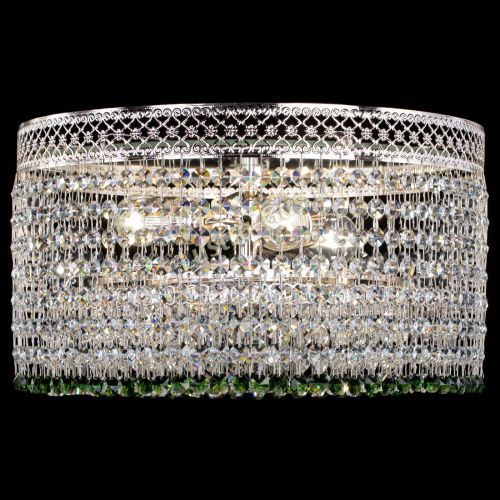 Люстра Венеция Капель №3 зеленая в Новокузнецке Гусь Хрустальный