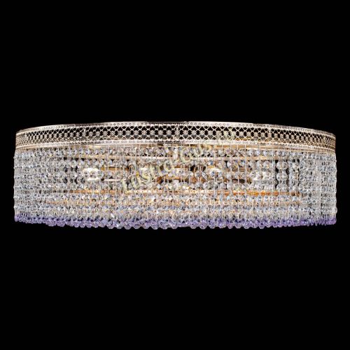 Люстра Венеция Капель №8 оптикон фиолетовая в Новокузнецке Гусь Хрустальный