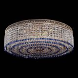 Люстра Венеция Капель №8 оптикон синяя в Новокузнецке