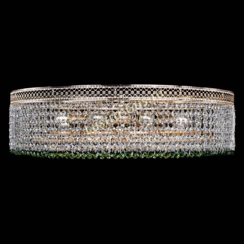 Люстра Венеция Капель №8 оптикон зеленая в Новокузнецке Гусь Хрустальный