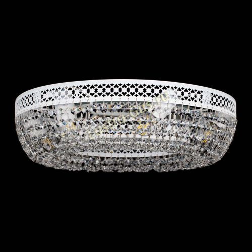 Люстра Венеция Кольцо №6 белая в Новокузнецке Гусь Хрустальный