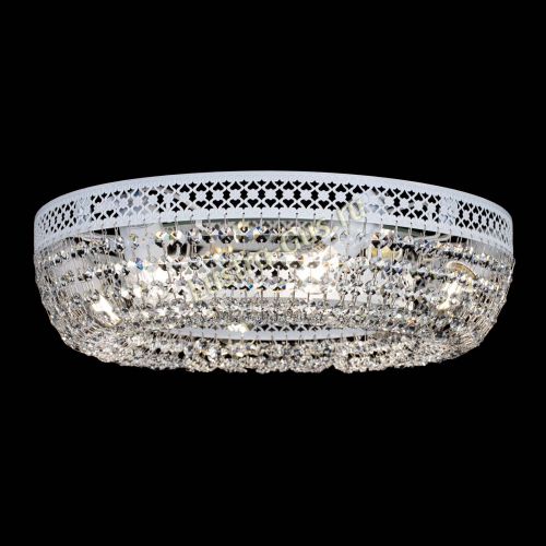 Люстра Венеция Кольцо №6 белая в Новокузнецке Гусь Хрустальный