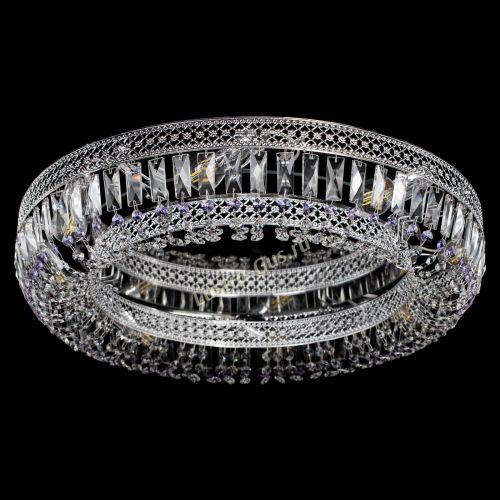 Люстра Венеция Кольцо №8 пластинка фиолетовая в Новокузнецке Гусь Хрустальный