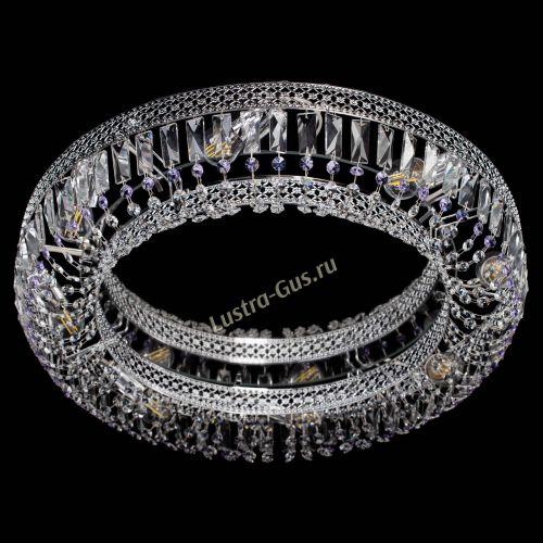 Люстра Венеция Кольцо №8 пластинка фиолетовая в Новокузнецке Гусь Хрустальный