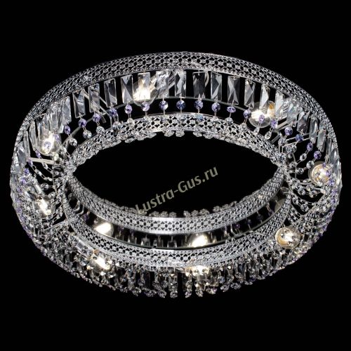 Люстра Венеция Кольцо №8 пластинка фиолетовая в Новокузнецке Гусь Хрустальный