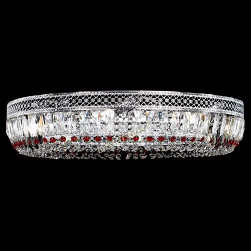 Люстра Венеция Кольцо №8 пластинка красная в Новокузнецке Гусь Хрустальный