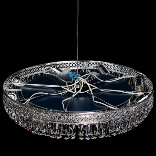 Люстра Венеция Кольцо №8 пластинка разноцветная в Новокузнецке Гусь Хрустальный