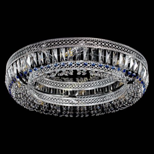 Люстра Венеция Кольцо №8 пластинка синяя в Новокузнецке Люстра Венеция Кольцо №8 пластинка синяя в Новокузнецке