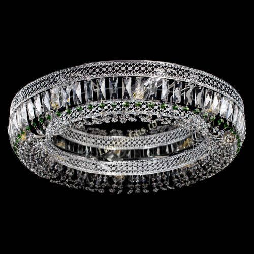 Люстра Венеция Кольцо №8 пластинка зеленая в Новокузнецке Люстра Венеция Кольцо №8 пластинка зеленая в Новокузнецке