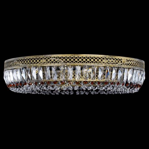 Люстра Венеция Кольцо №8 пластинка под бронзу Чайная в Новокузнецке Гусь Хрустальный