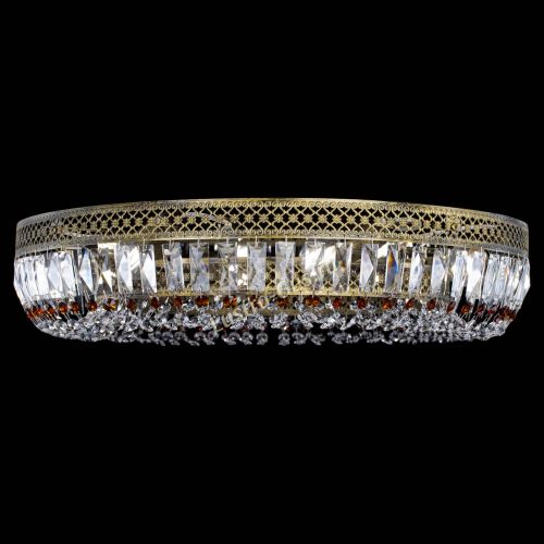 Люстра Венеция Кольцо №8 пластинка под бронзу Чайная в Новокузнецке Гусь Хрустальный