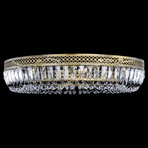 Люстра Венеция Кольцо №8 пластинка под бронзу Черная в Новокузнецке Гусь Хрустальный