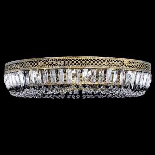 Люстра Венеция Кольцо №8 пластинка под бронзу Черная в Новокузнецке Гусь Хрустальный