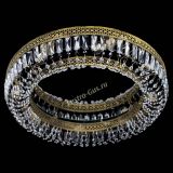 Люстра Венеция Кольцо №8 пластинка под бронзу Черная в Новокузнецке