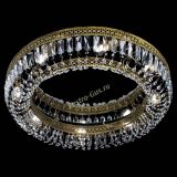 Люстра Венеция Кольцо №8 пластинка под бронзу Черная в Новокузнецке