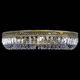 Люстра Венеция Кольцо №8 пластинка под бронзу Фиолетовая в Новокузнецке