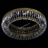 Люстра Венеция Кольцо №8 пластинка под бронзу Фиолетовая в Новокузнецке