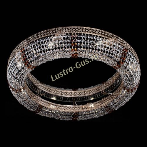 Люстра Венеция Кольцо №8 чайная в Новокузнецке Гусь Хрустальный