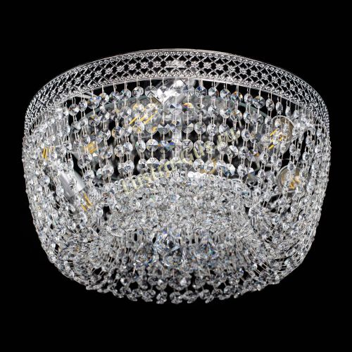 Люстра Венеция Кольцо конус 400 мм в Новокузнецке Гусь Хрустальный