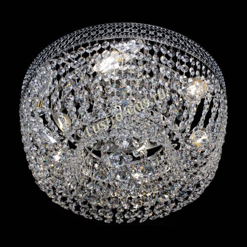 Люстра Венеция Кольцо конус 400 мм в Новокузнецке Гусь Хрустальный