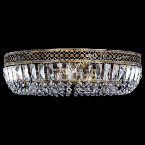 Люстра Венеция Кольцо пластинка под бронзу в Новокузнецке Гусь Хрустальный