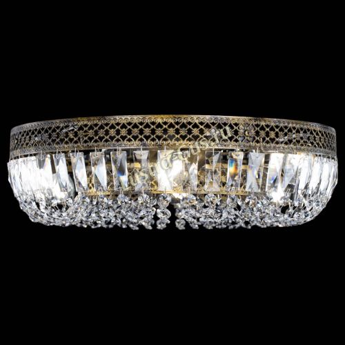 Люстра Венеция Кольцо пластинка под бронзу в Новокузнецке Гусь Хрустальный