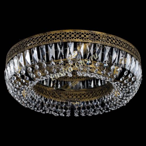 Люстра Венеция Кольцо пластинка под бронзу в Новокузнецке Гусь Хрустальный