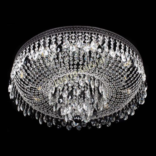 Люстра Венеция Кольцо Черная №8 черная в Новокузнецке Гусь Хрустальный