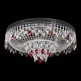 Люстра Венеция Кольцо Черная №8 красная в Новокузнецке