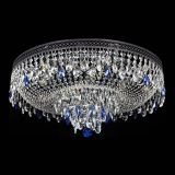 Люстра Венеция Кольцо Черная №8 синяя в Новокузнецке Люстра Венеция Кольцо Черная №8 синяя в Новокузнецке