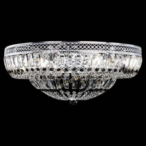 Люстра Венеция Купол пластинка 600 Черная в Новокузнецке Гусь Хрустальный