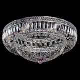 Люстра Венеция Купол пластинка 600 Розовая в Новокузнецке