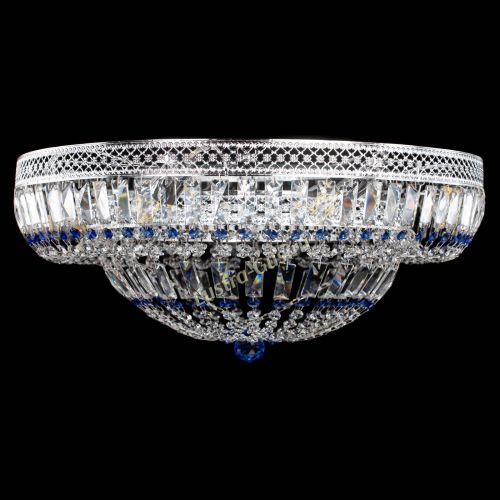 Люстра Венеция Купол пластинка 600 Синяя в Новокузнецке Люстра Венеция Купол пластинка 600 Синяя в Новокузнецке