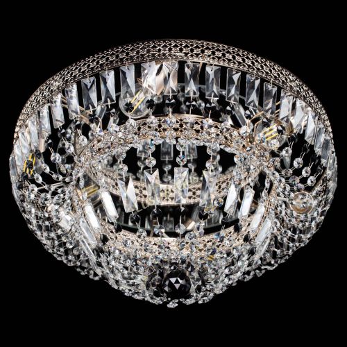 Люстра Венеция Купол пластинка Черная в Новокузнецке Гусь Хрустальный