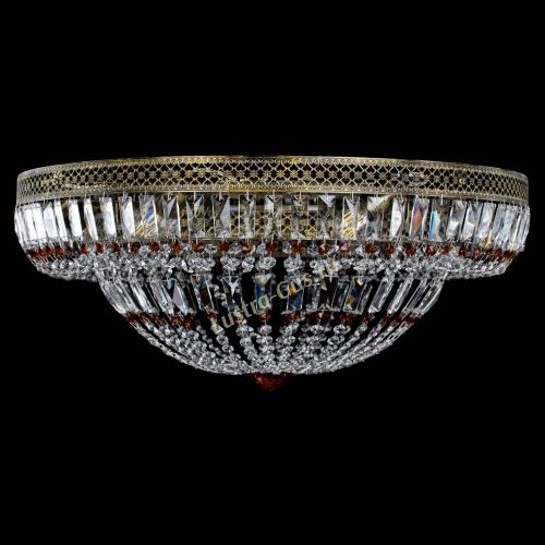 Люстра Венеция Купол пластинка под бронзу Чайная в Новокузнецке Гусь Хрустальный