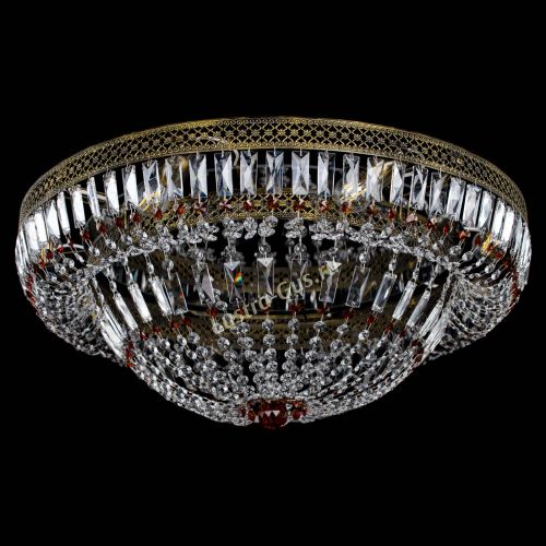 Люстра Венеция Купол пластинка под бронзу Чайная в Новокузнецке Гусь Хрустальный