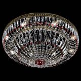 Люстра Венеция Купол пластинка под бронзу Красная в Новокузнецке