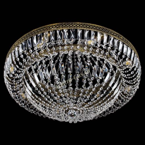 Люстра Венеция Купол пластинка под бронзу в Новокузнецке Гусь Хрустальный