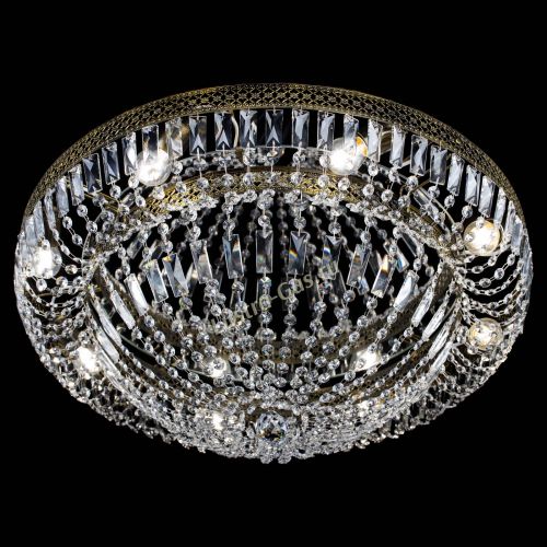 Люстра Венеция Купол пластинка под бронзу в Новокузнецке Гусь Хрустальный