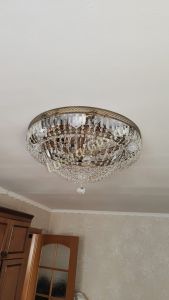 Люстра Венеция Купол пластинка под бронзу в Новокузнецке отзыв и фото покупателя