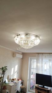 Люстра Венеция Купол пластинка под бронзу в Новокузнецке отзыв и фото покупателя