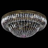 Люстра Венеция Купол пластинка под бронзу Розовая в Новокузнецке