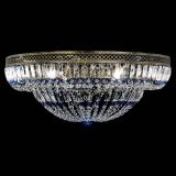 Люстра Венеция Купол пластинка под бронзу Синяя в Новокузнецке