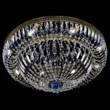 Люстра Венеция Купол пластинка под бронзу Синяя в Новокузнецке